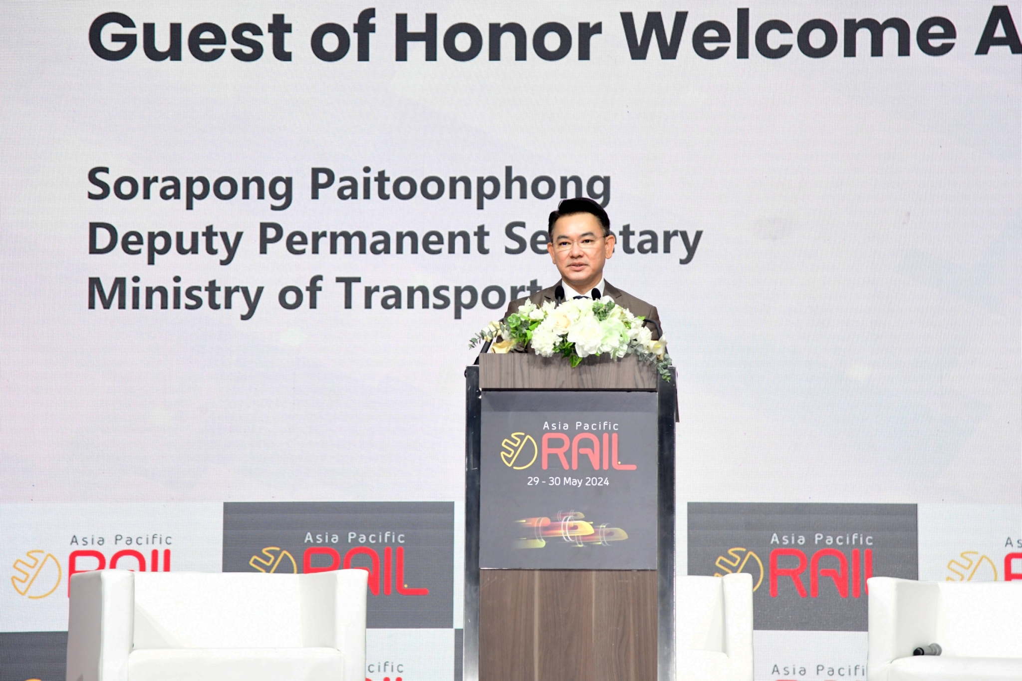 “คมนาคม” เปิดงาน ASIA PACIFIC RAIL 2024 หนุนพัฒนาระบบการขนส่งทางรางไทย ...