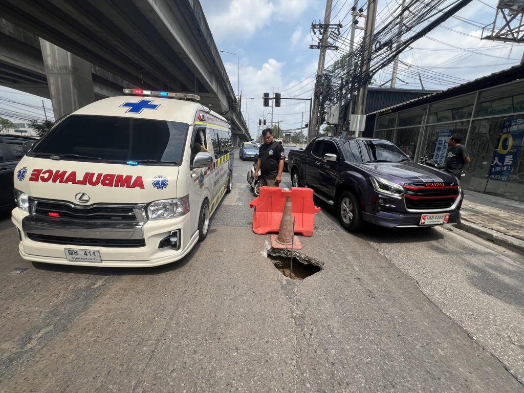 ทล. เปิดการจราจรถนนแจ้งวัฒนะสัญจรปกติ หลังซ่อมจุดทรุดตัวเสร็จ