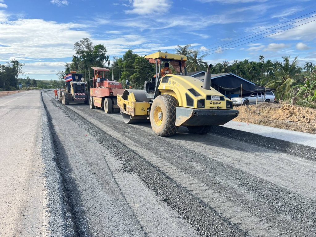 เช็กคืบหน้า!! สร้างถนนผังเมืองใหม่ตราด 26% คาดเสร็จปี 2570