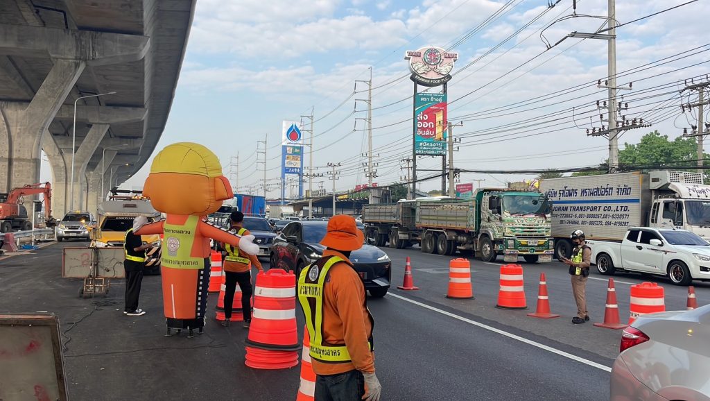เริ่มวันนี้!! “ทางหลวง” คืนผิวจราจรทางหลักถนนพระราม 2 รับรถขาเข้า กทม.